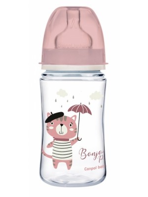 Antikoliková fľaštička Canpol Babies Easy Štart - Bonjour, 240 ml