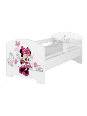 BabyBoo Detská postel Disney - Minnie Paris - biela 160 x 80 cm