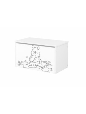 Babyboo Box na hračky s motívom  Medvídek PÚ - black, Disney