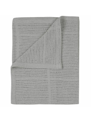 Detská háčkovaná bavlnená deka Lorelli 75x100 cm, grey
