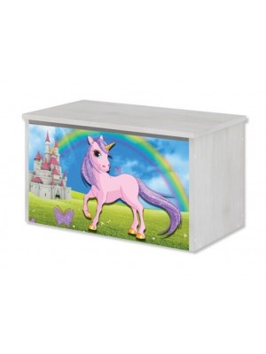 Babyboo Box na hračky s motívom Unicorn