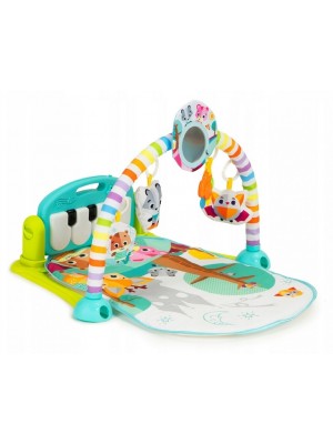 Eco Toys Hrajúcá interaktívná podložka s hrazdičkou, chrasítky a projektorom, mätová
