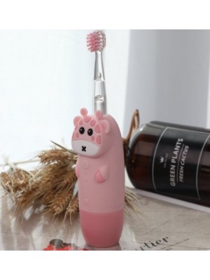 InnoGio Elektronická sonická zubná kefka GIOGiraffe - ružový