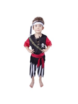 Detský kostým pirát so šatkou (M)