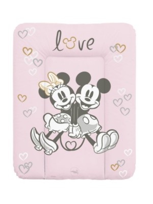 Ceba Baby Prebaľovacia podložka mäkká 50x70cm Disney Minnie & Mickey, ružová