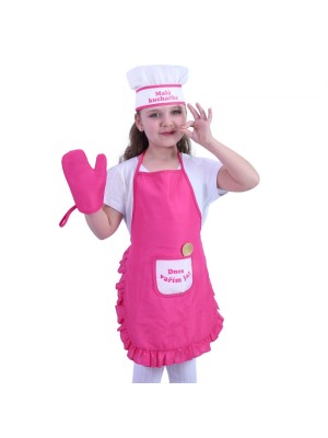 Detský kostým kuchárka s príslušenstvom