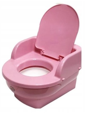 MALTEX Nočník, prenosná detská toaleta Zebra, ružový