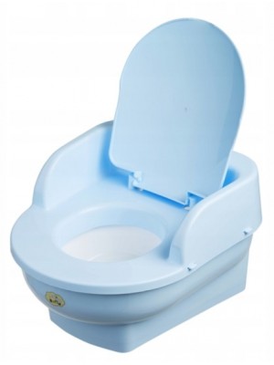 MALTEX Nočník, prenosná detská toaleta Zebra, sv. modrý