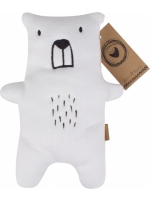 Maznáčik, hračka pre bábätká Z&Z Maxi Bear 46 cm, biely