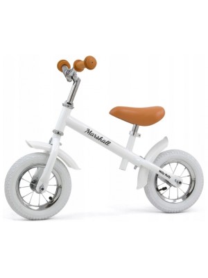 Detský balančný bicykel, odrážadlo Milly Mally - Marshall Air, biele