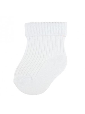 Dojčenské ponožky, Baby Nellys, biele, veľ. 6-9 m