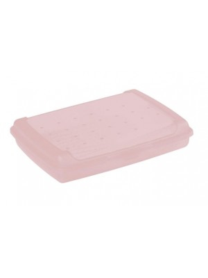 Box na desiatu klick-box Keeeper - mini 0,5 l, púdrovo ružový