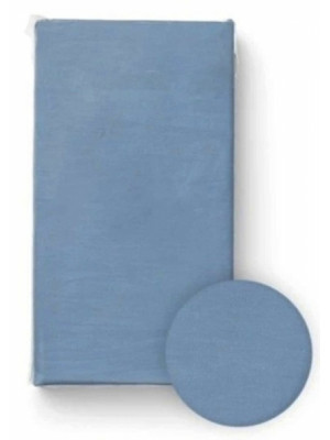 Prestieradlo do postieľky, bavlna, tmavo modré, 120 x 60 cm
