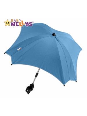 Slnečník, dáždnik do kočíka Baby Nellys ® - modrý