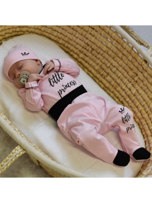 Baby Nellys Súpravička do pôrodnice Princess - ružový