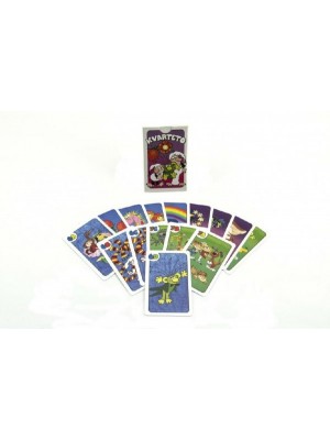 Kvarteto Poď s nami do rozprávky spoločenská hra - karty v papierovej krabičke 6x9x1,5cm